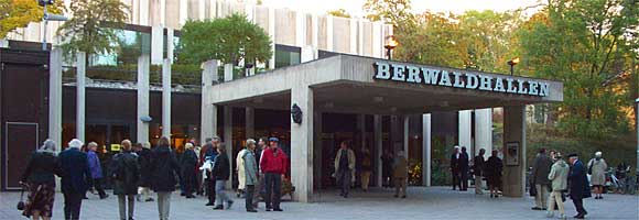 Enrtenén till Berwaldhallen i Stockholm 1993